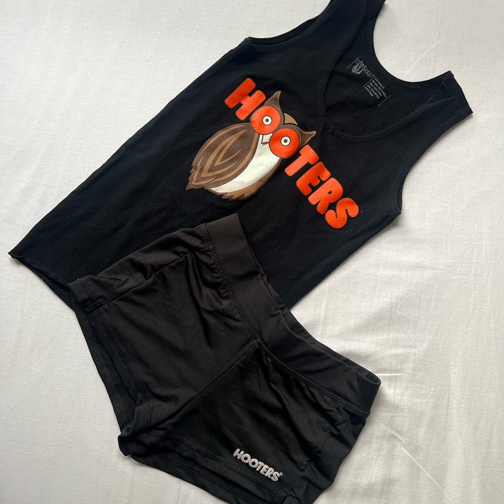 Black Hooters uniform.